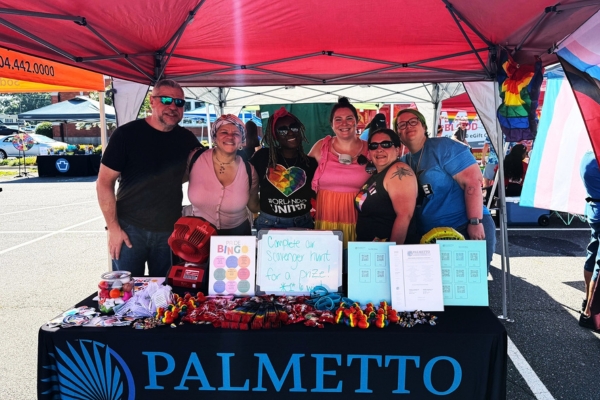 Our team at the Rock Hill Pride Festival in 2025.